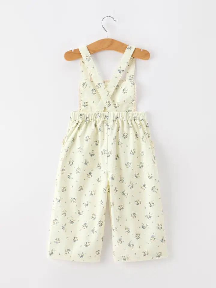 Floral + Lace Jumpsuit