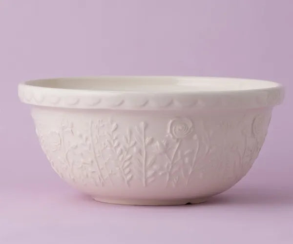 In The Meadow Cream Rose Mixing Bowl