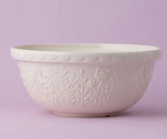 In The Meadow Cream Rose Mixing Bowl
