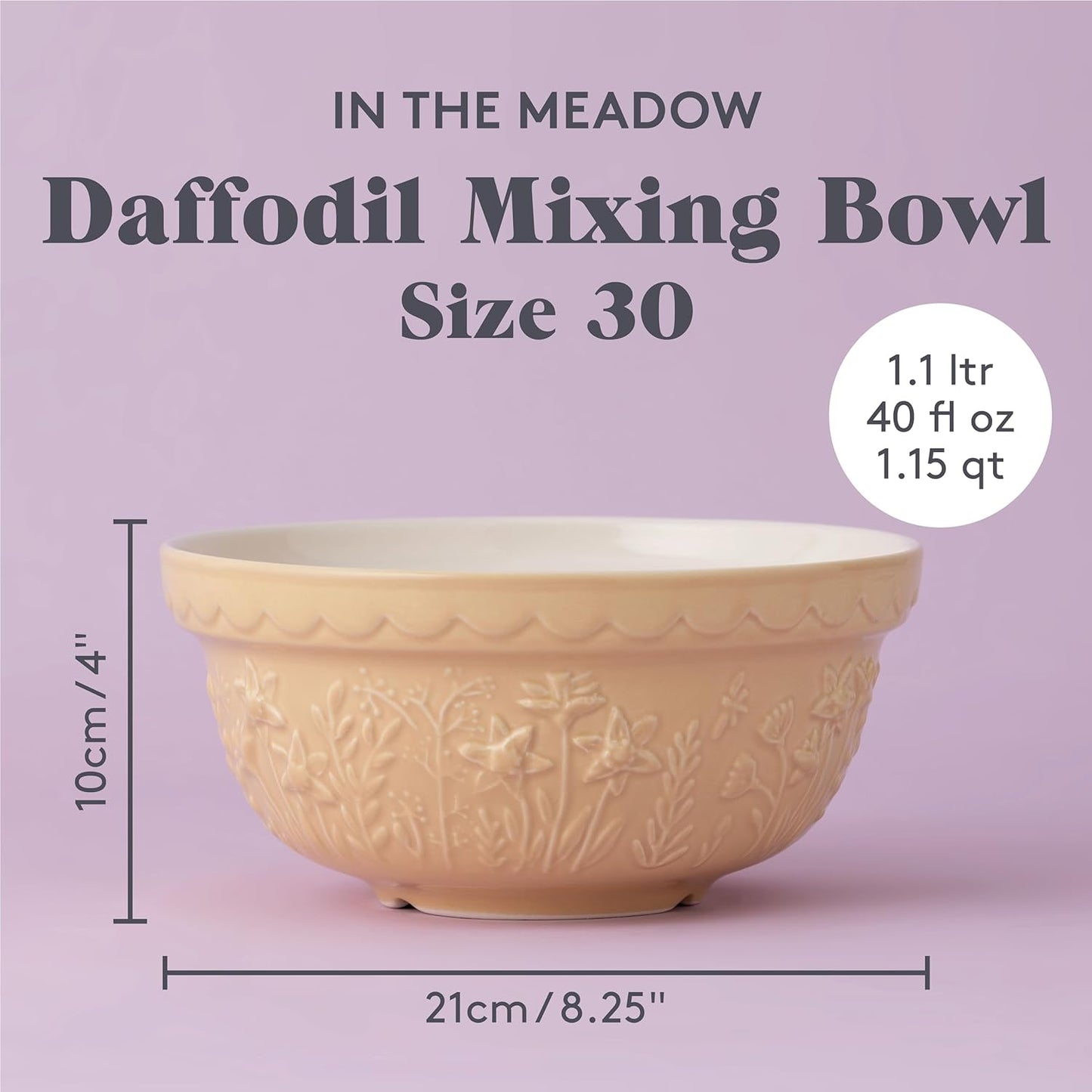 In The Meadow Daffodil Mixing Bowl