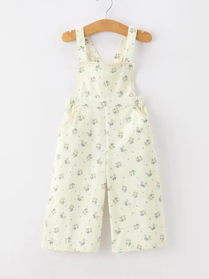 Floral + Lace Jumpsuit