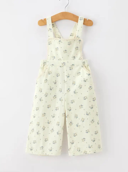 Floral + Lace Jumpsuit