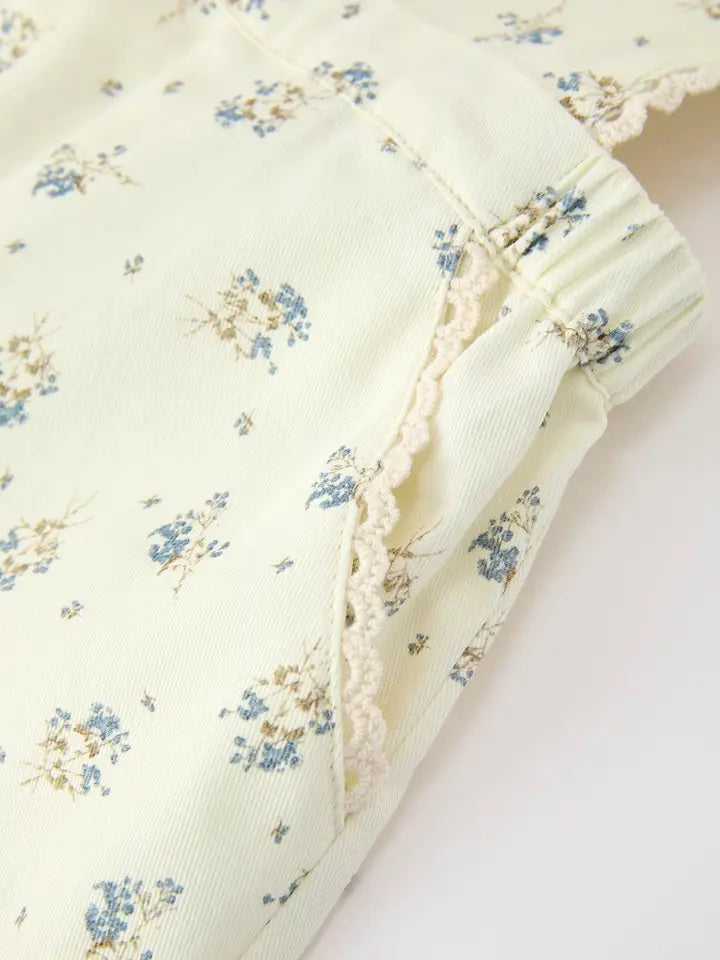 Floral + Lace Jumpsuit